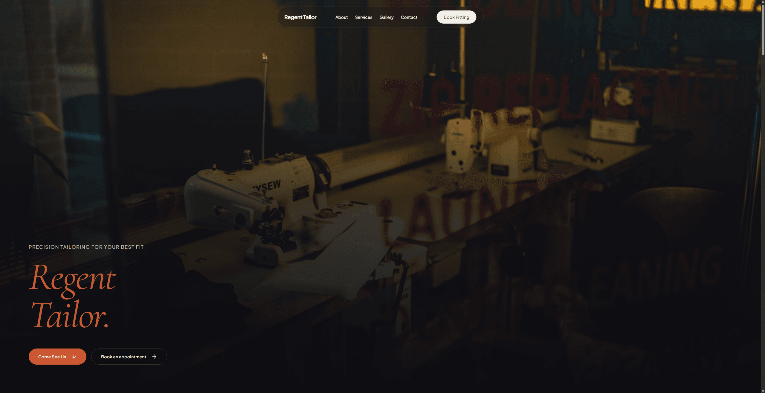 Local Tailor Shop — Web Development (Prototype)